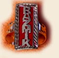 Silver,10k,14k,18kgold name plates,color rings
