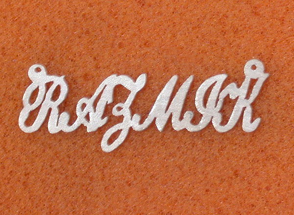  Silver,10k,14k,18kgold name plates,