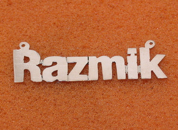  Silver,10k,14k,18kgold name plates,
