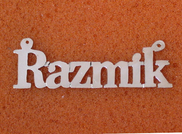  Silver,10k,14k,18kgold name plates,