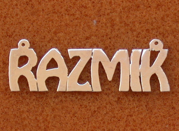  Silver,10k,14k,18kgold name plates,