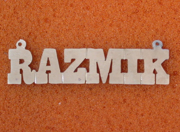  Silver,10k,14k,18kgold name plates,