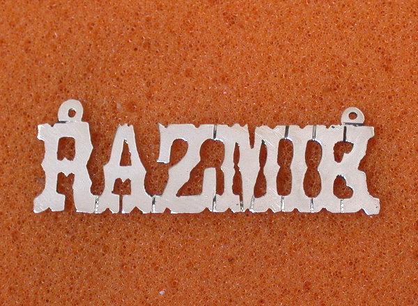  Silver,10k,14k,18kgold name plates,