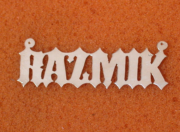  Silver,10k,14k,18kgold name plates,