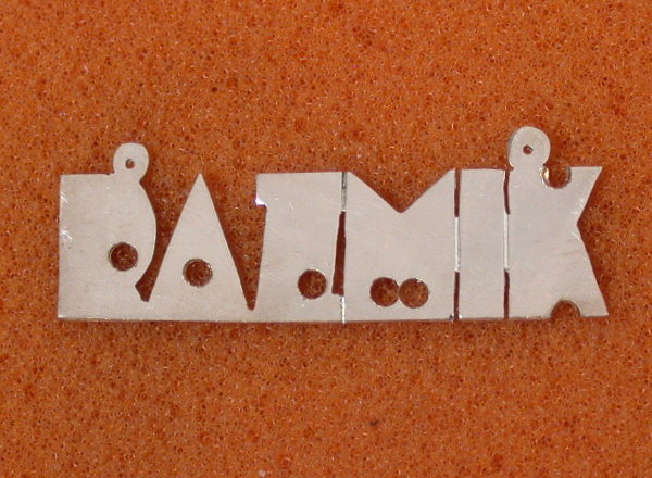  Silver,10k,14k,18kgold name plates,