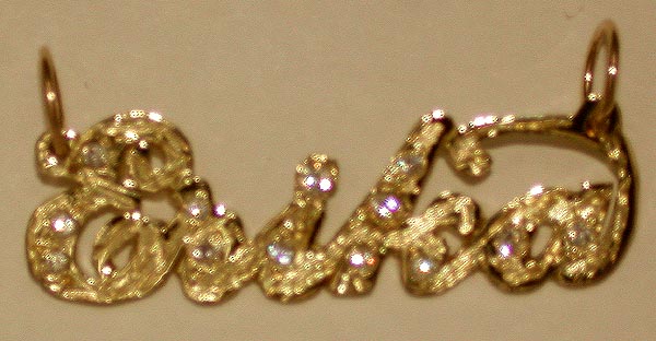 Silver,10k,14k,18kgold name plates,pendants,pins,tie bar,id bracelet, rings